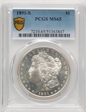 1891-S Morgan Dollar PCGS MS65 (772328003)