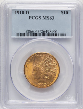 1910-D $10 Indian Eagle PCGS MS63 (67699003)