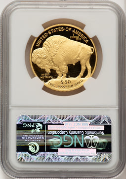 2010-W $50 One-Ounce Gold Buffalo First Strike DM NGC MS70 (520687023)
