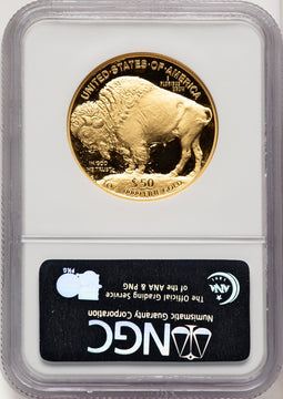 2007-W $50 One-Ounce Gold Buffalo ER NGC PF70