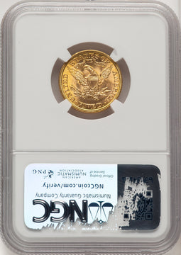 1901 $5 Liberty Half Eagle NGC MS65 (774687023)