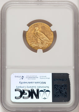 1908-D $5 Indian Half Eagle NGC MS64 (774293001)