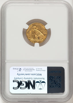 1915 $2.50 Indian Quarter Eagle NGC MS63 (774742039)