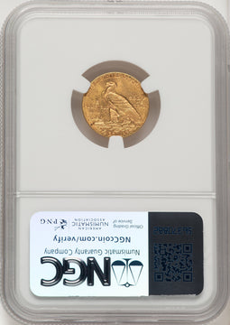 1914-D $2.50 Indian Quarter Eagle NGC MS64 (774253019)