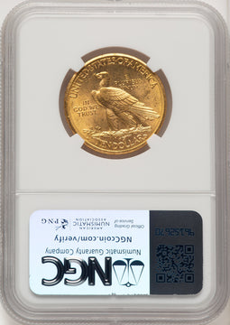 1910-D $10 Indian Eagle NGC MS65+