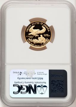 2011-W $10 Quarter-Ounce Gold Eagle Brown Label NGC PF70 (774348022)