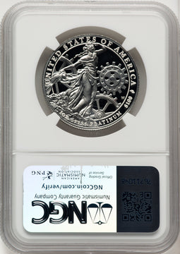 2013-W Proof Platinum Eagle 1 oz Brown Label NGC PR70