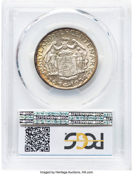 1934 50C Maryland CAC Commemorative Silver PCGS MS67