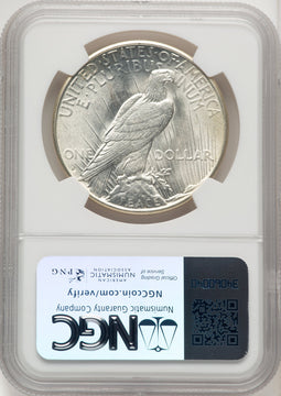 1934-S Peace Dollar NGC MS61