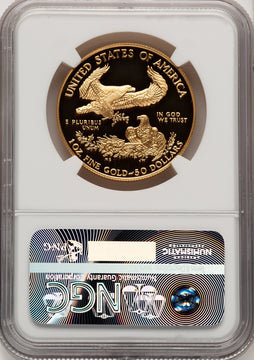 1994-W $50 One-Ounce Gold Eagle St. Gaudens Signature NGC PF70