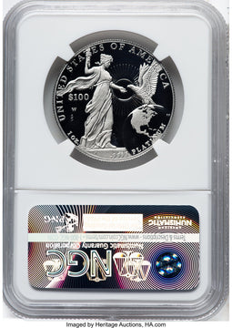 2015-W $100 One-Ounce Platinum Eagle Non Designation NGC PF70