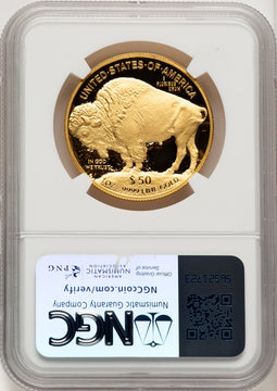 2019-W $50 One-Ounce American Buffalo Fine Gold NGC PF70