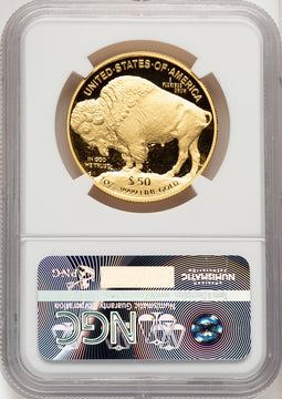 2014-W $50 One-Ounce Gold Buffalo Mike Castle NGC PF70 (775959004)