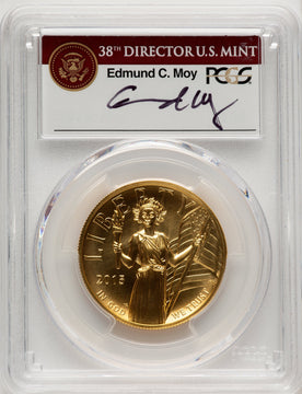 2015-W G$100 American Liberty High Relief PCGS MS70 Ed Moy
