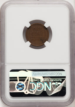 1922 No D Strong Reverse BN Lincoln Cent NGC F12 (775418066)