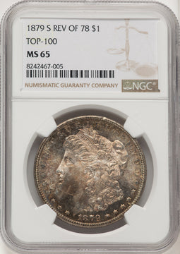 1879-S Reverse of 1878 Morgan Dollar NGC MS65