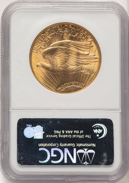 1920 $20 Saint-Gaudens Double Eagle NGC MS65