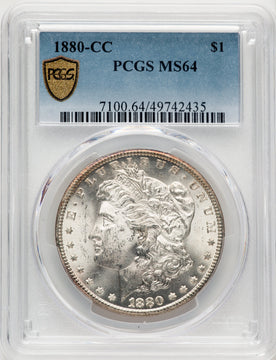 1880-CC Morgan Dollar PCGS MS64 (775821052)
