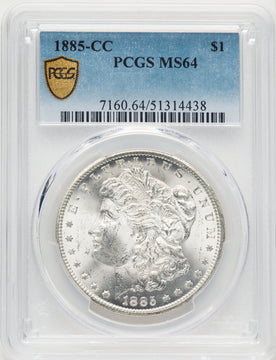 1885-CC Morgan Dollar PCGS MS64 (775821049)