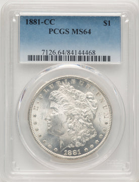 1881-CC Morgan Dollar PCGS MS64 (775821076)