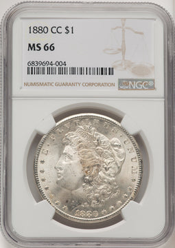 1880-CC Morgan Dollar NGC MS66 (520735014)