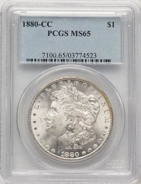 1880-CC Morgan Dollar PCGS MS65 (775865022)