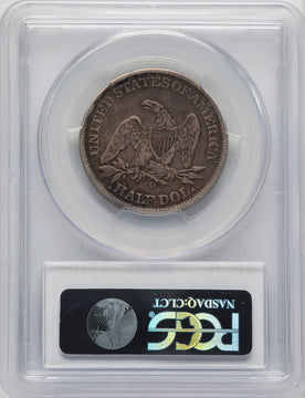 1861-O 50C WB-15 Seated Half Dollar PCGS VF25