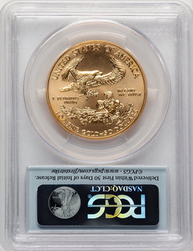 2013-W $50 One-Ounce Gold Eagle First Strike FS Flag PCGS MS70 (520851009)