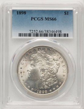 1898 Morgan Dollar PCGS MS66