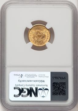1905 $2.50 Liberty Quarter Eagle NGC MS67 (776011023)