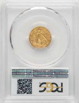 1911 $2.50 CAC Blue Gradient Indian Quarter Eagle PCGS MS63