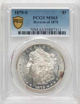 1879-S Reverse of 1878 Morgan Dollar PCGS MS63 (776034009)