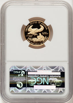 2010-W $10 Quarter-Ounce Gold Eagle First Strike ER Blue NGC PF70 (520203117)