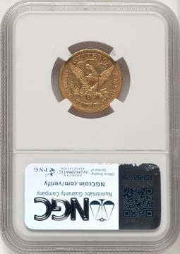 1877-S $5 Liberty Half Eagle NGC XF45 (520223042)
