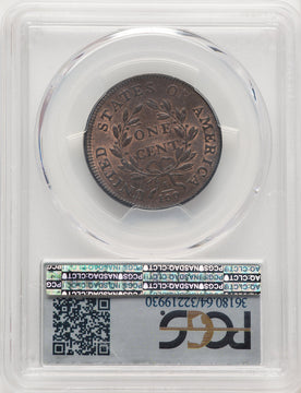 1800 1C S-197 RB Large Cent PCGS MS64