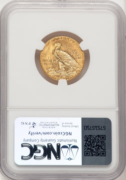 1913 $5 Indian Half Eagle NGC MS64 (776083017)