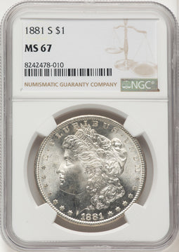 1881-S Morgan Dollar NGC MS67 (773673018)