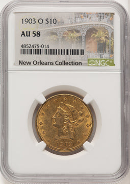 1903-O $10 Liberty Eagle NGC AU58 (506930004)