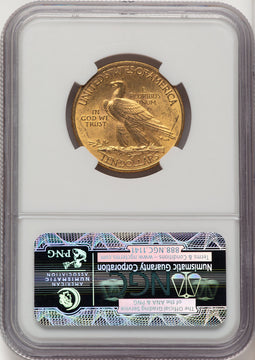 1911 $10 Brown Label Indian Eagle NGC MS62