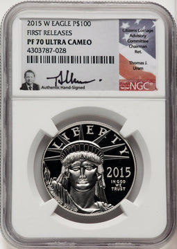 2015-W $100 One-Ounce Platinum Eagle NGC PF70