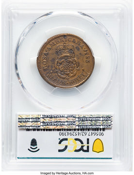 1723 Rosa Americana Penny M. 2.6-Eb.2 BN Colonials PCGS MS62
