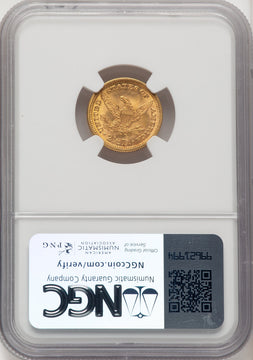 1891 $2.50 FS-801 Liberty Quarter Eagle NGC MS65 (773671008)