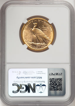 1908-D $10 NO MOTTO Indian Eagle NGC MS62 (506734069)