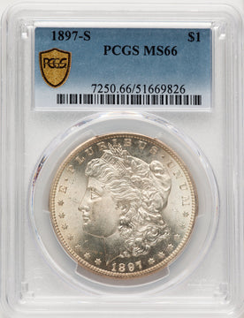 1897-S Morgan Dollar PCGS MS66 (506689002)