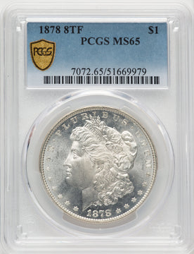 1878 8TF Morgan Dollar PCGS MS65 (774262017)