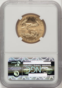 2014 $25 Half-Ounce Gold Eagle Brown Label NGC MS70 (520050007)