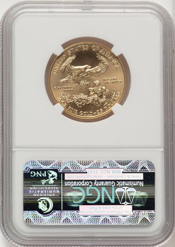 2012 $25 Half-Ounce Gold Eagle Brown Label NGC MS70 (520050003)
