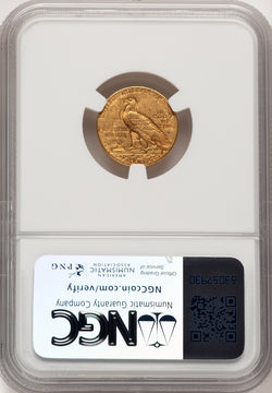 1914-D $2.50 Indian Quarter Eagle NGC MS62 (506841023)