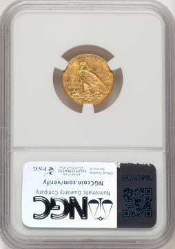 1911 $2.50 Indian Quarter Eagle NGC MS63 (770156002)