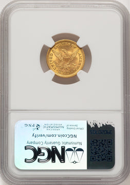 1899 $2.50 Liberty Quarter Eagle NGC MS64